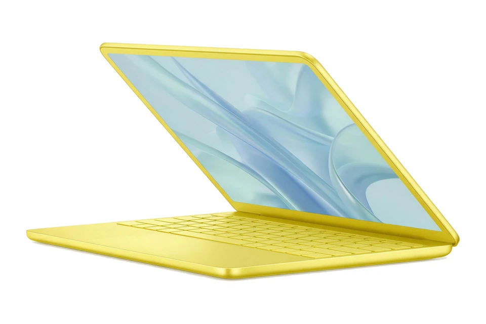 Illustration of a premium aluminium laptop