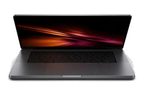 Illustration of a premium aluminium laptop
