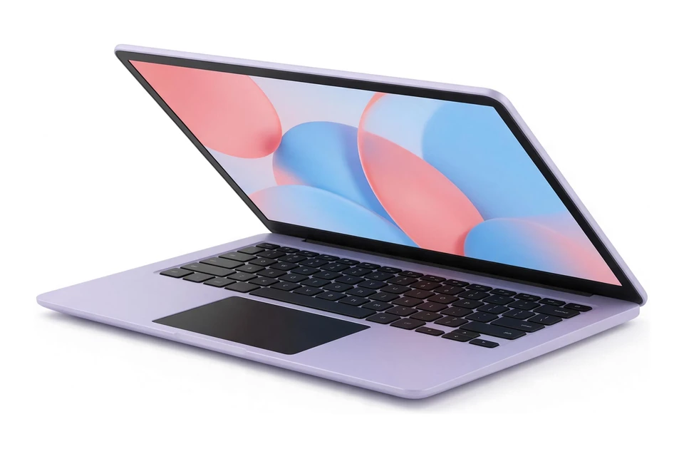 Illustration of a Chromebook laptop