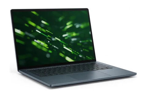 Illustration of a programmer laptop