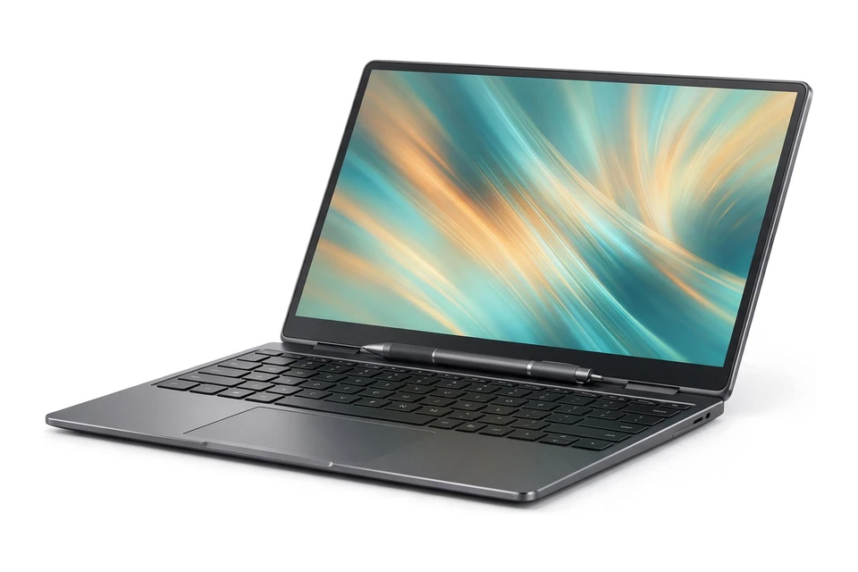 Illustration of a 2-in-1 laptop