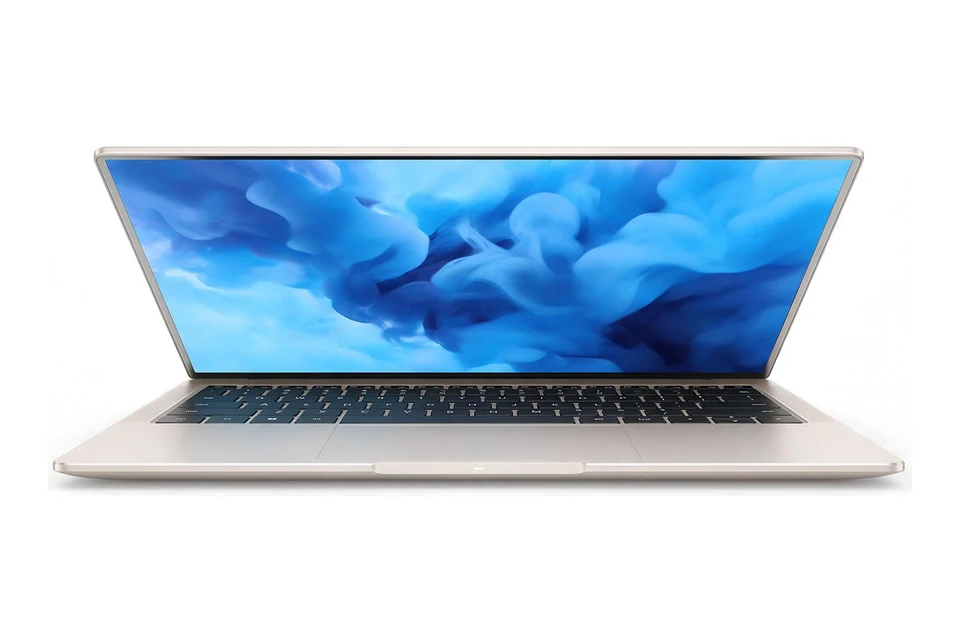 Illustration of a ultraportable laptop
