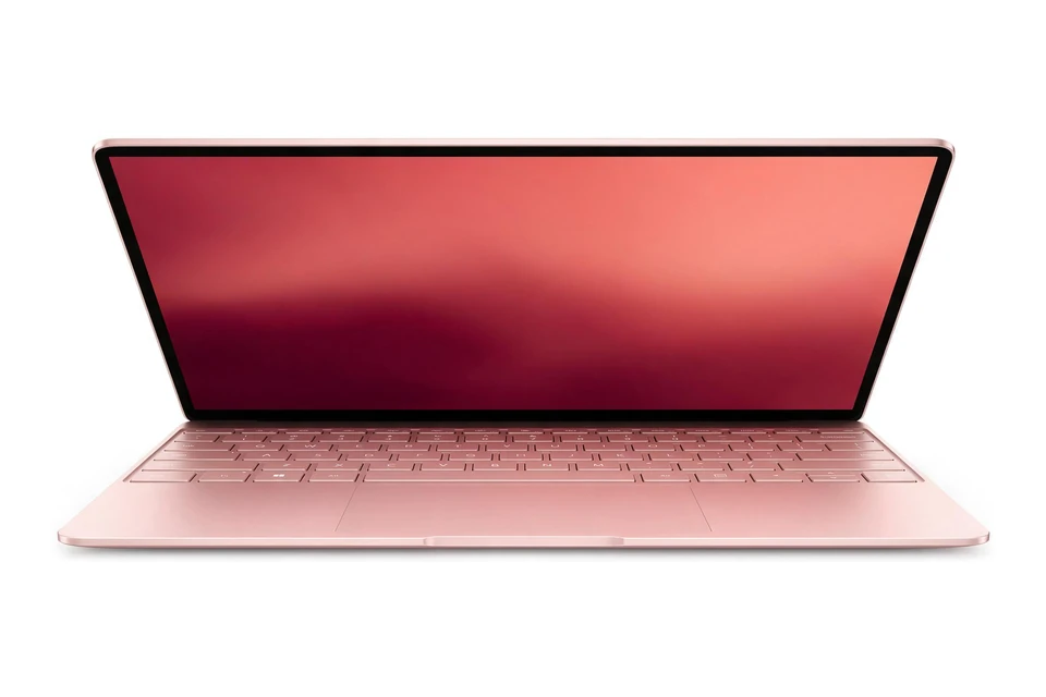 Illustration of a ultraportable laptop